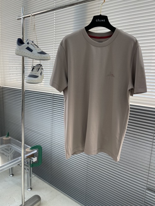 Celine Men's Embroidered Crew Neck Short Sleeve T-Shirt Casual Daily Wear 1 Celine Men's Embroidered Crew Neck Short Sleeve T-Shirt Casual Daily Wear