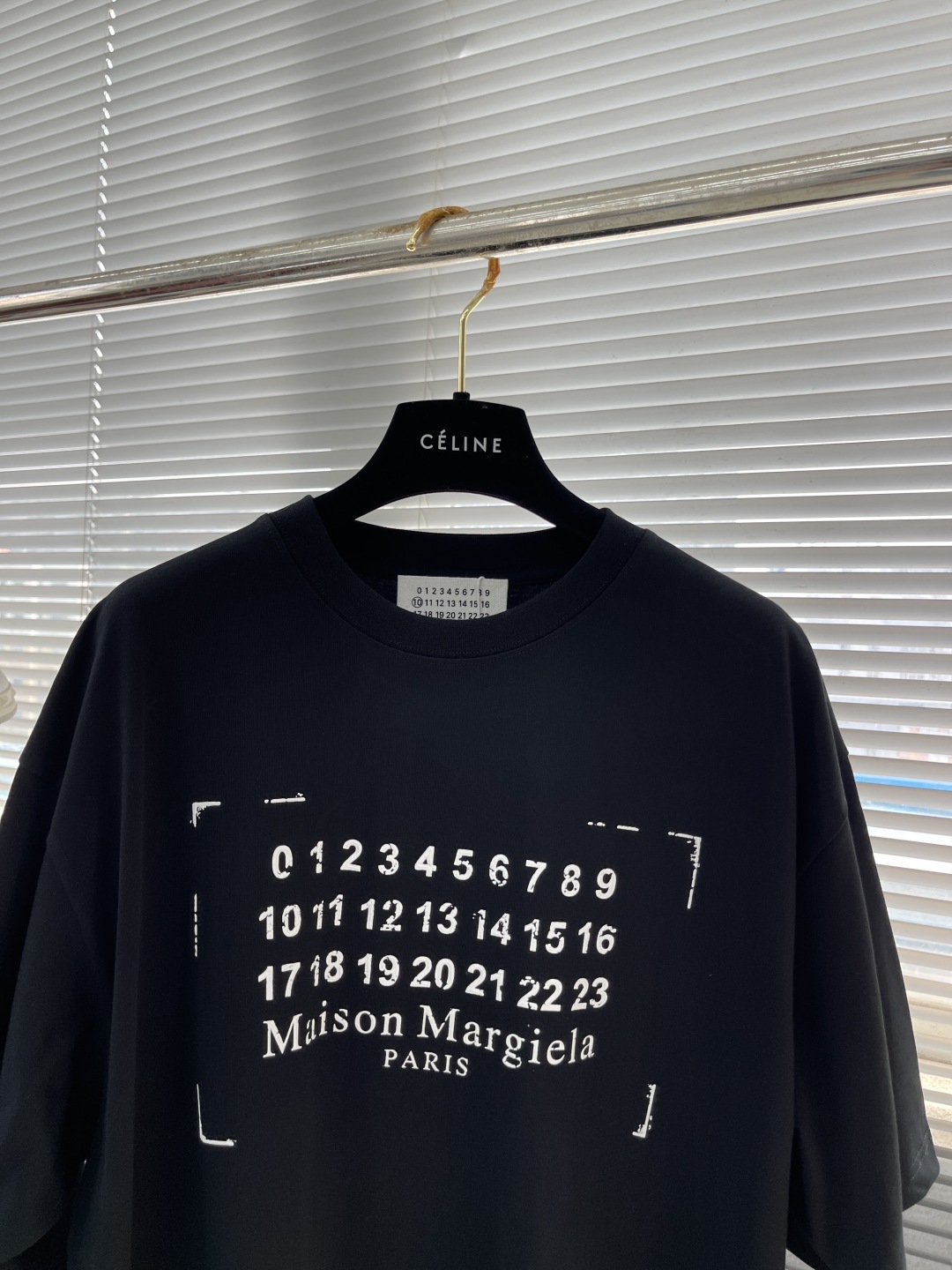 Maison Margiela Men's Black Number Print Short Sleeve T-Shirt 2 cmp i1742816779828 6881 0 6