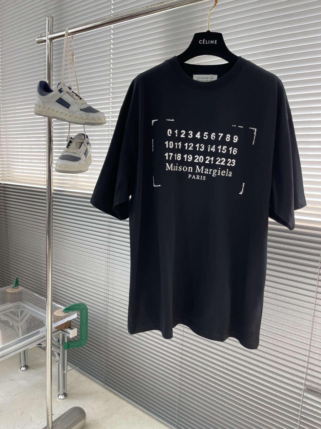 Maison Margiela Men's Black Number Print Short Sleeve T-Shirt 1 cmp i1742816779857 2465 0 5