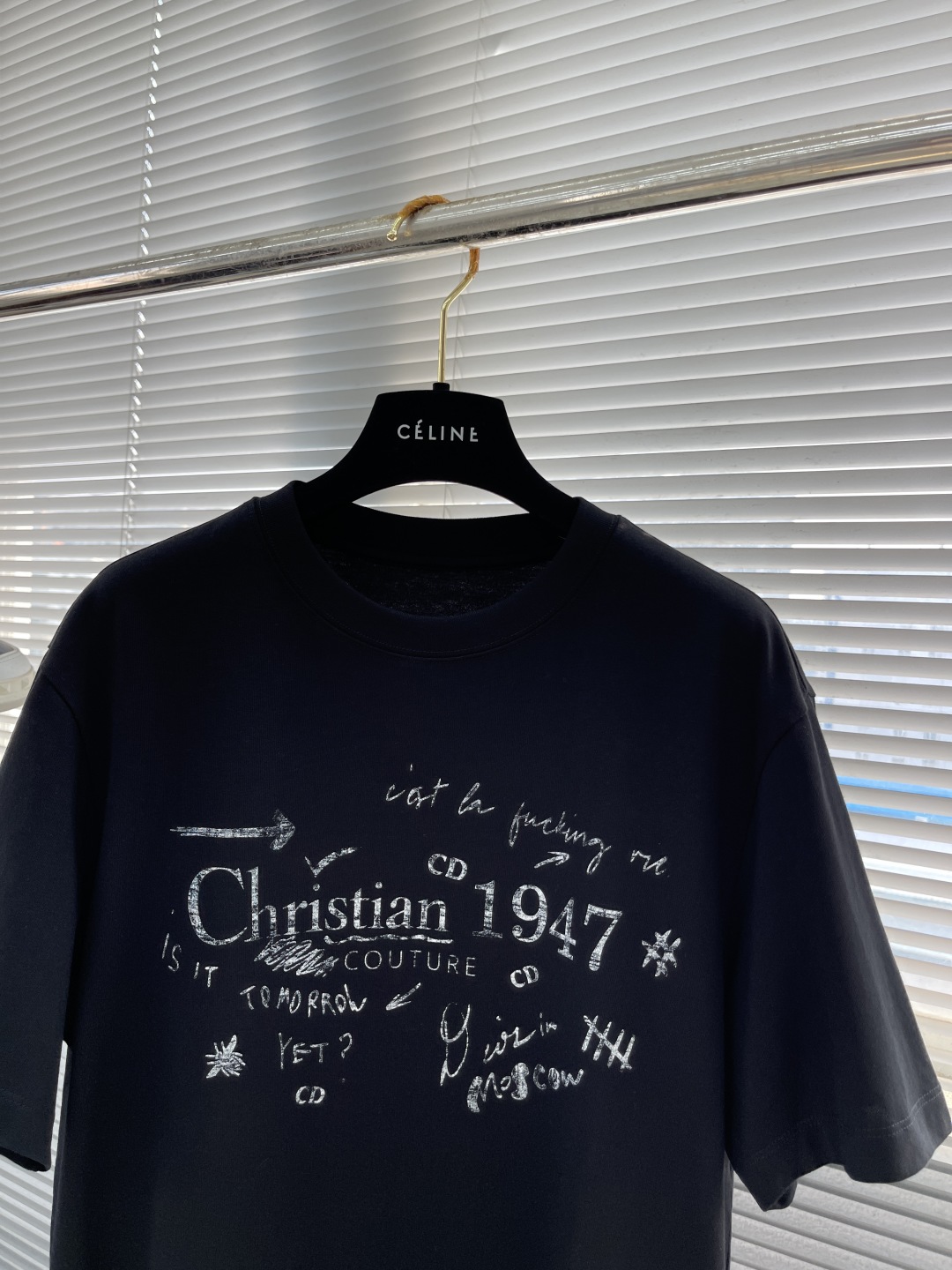 Dior Men's Black Cotton T-Shirt with Graphic Print - Casual Style 2 cmp i1742816982889 4674 0 6