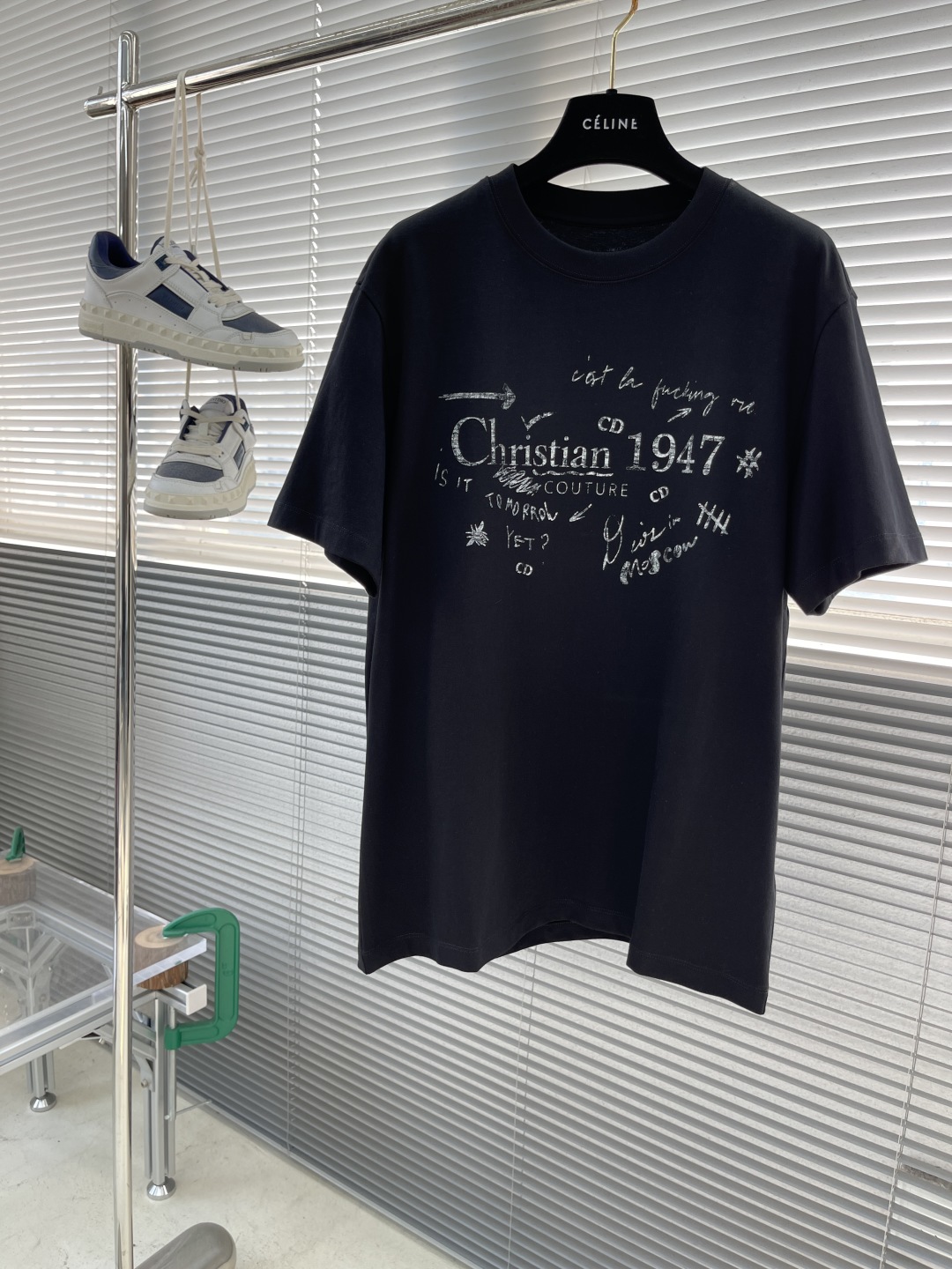 Dior Men's Black Cotton T-Shirt with Graphic Print - Casual Style 1 cmp i1742816982916 1112 0 5