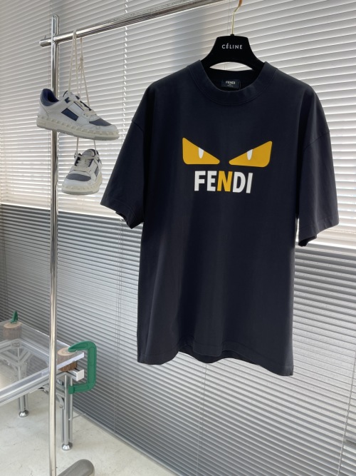 Fendi 2025 New Silicone Monster Eyes T-Shirt, Unisex Cotton Tee 1 Fendi 2025 New Silicone Monster Eyes T-Shirt, Unisex Cotton Tee