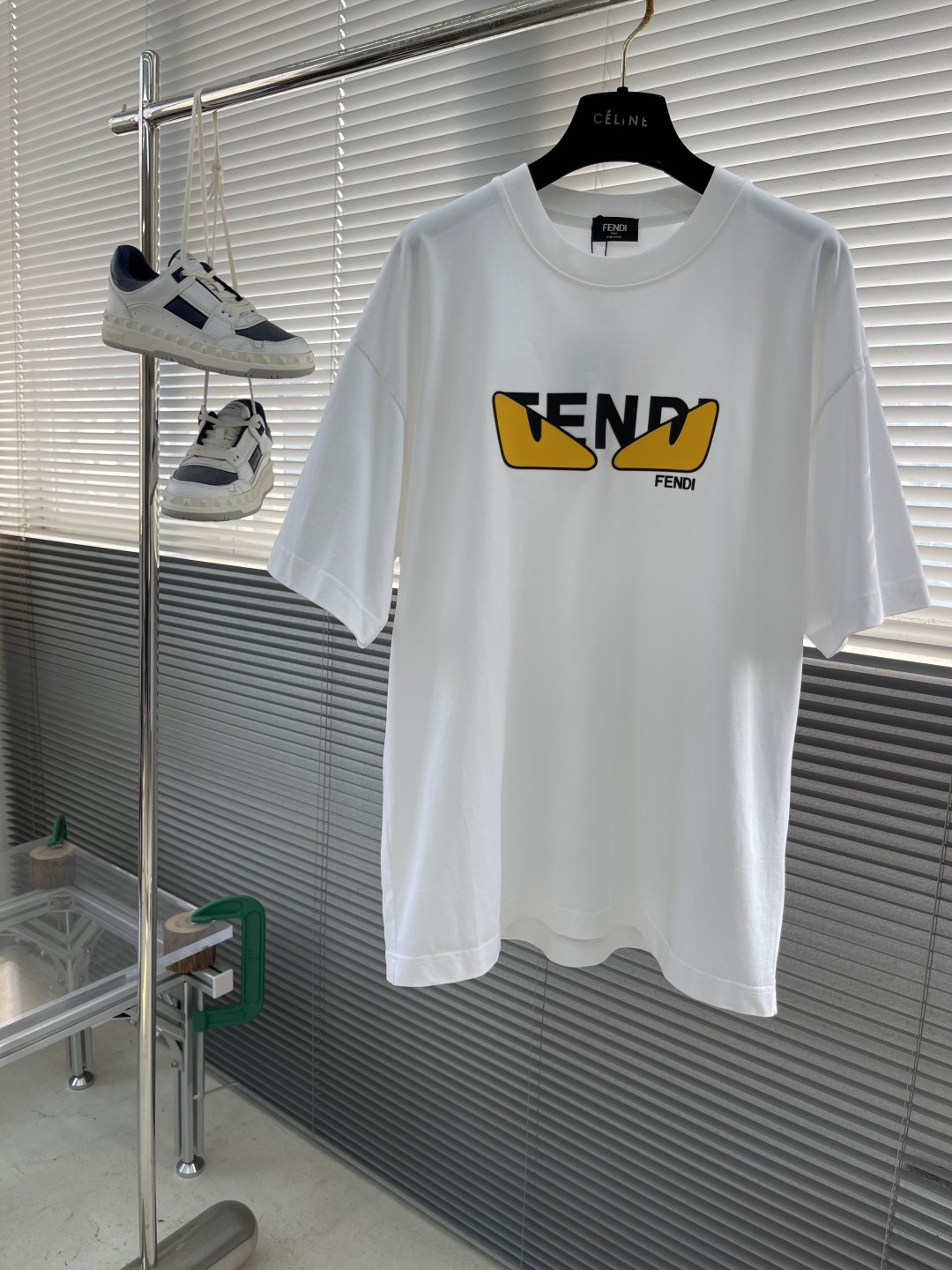 Fendi Monster Eyes Graphic Tee - Unisex Crew Neck Short Sleeve T-Shirt 1 cmp i1742817481752 1813 0 6