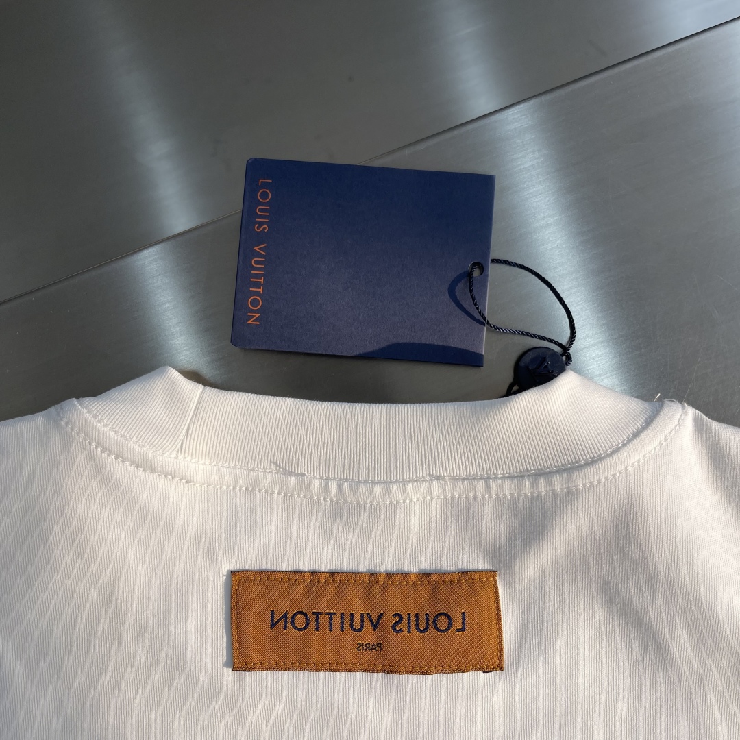 Louis Vuitton 25SS Printed Short Sleeve T-Shirt High Weight Washed Fabric 7 cmp i1742896576656 4644 0 4