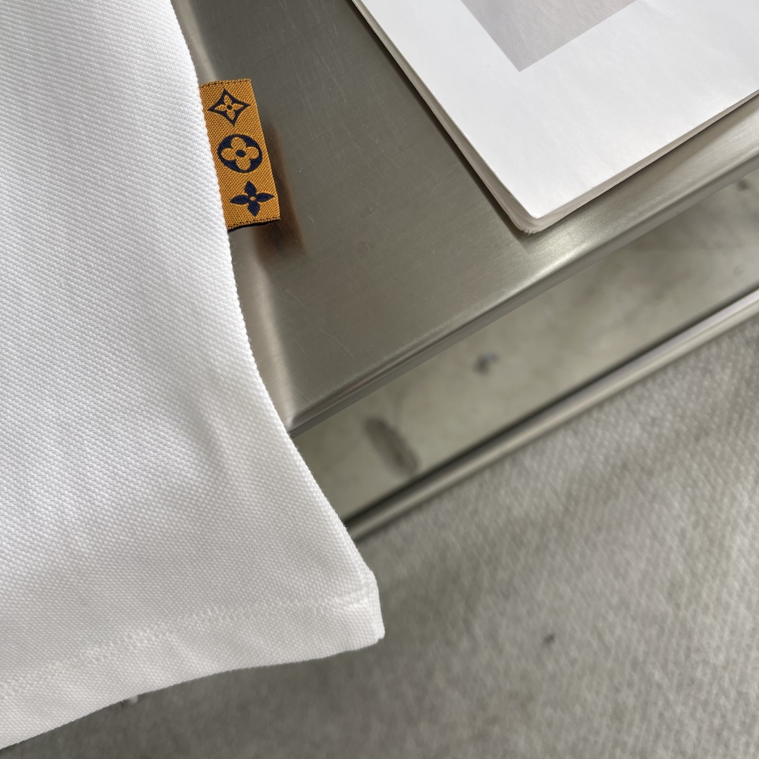 Louis Vuitton 2025 Spring/Summer White Cotton Polo Shirt - M to 4XL 8 cmp i1742896960578 9229 0 4