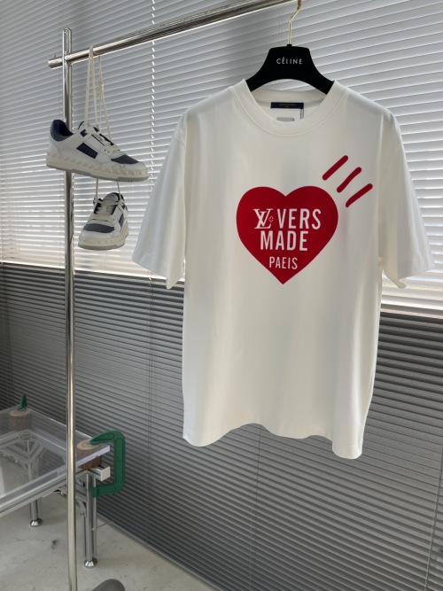 Louis Vuitton x Nigo Heart Print Tee - Pharrell Williams Collaboration T-Shirt 1 Louis Vuitton x Nigo Heart Print Tee - Pharrell Williams Collaboration T-Shirt