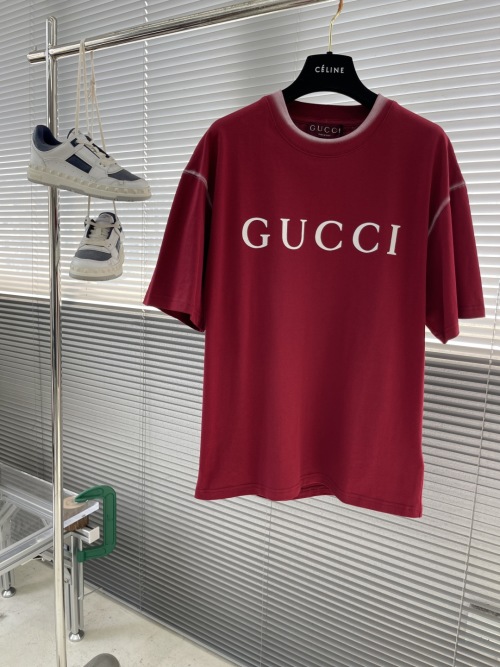 Gucci Logo Cotton T-Shirt, Classic Crew Neck Tee for Men and Women 1 Gucci Logo Cotton T-Shirt, Classic Crew Neck Tee for Men and Women