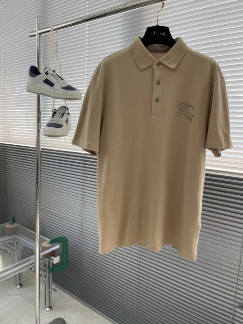 Burberry 2025 Spring/Summer Polo Shirt - Burnout Logo, Relaxed Fit 1 Burberry 2025 Spring/Summer Polo Shirt - Burnout Logo, Relaxed Fit