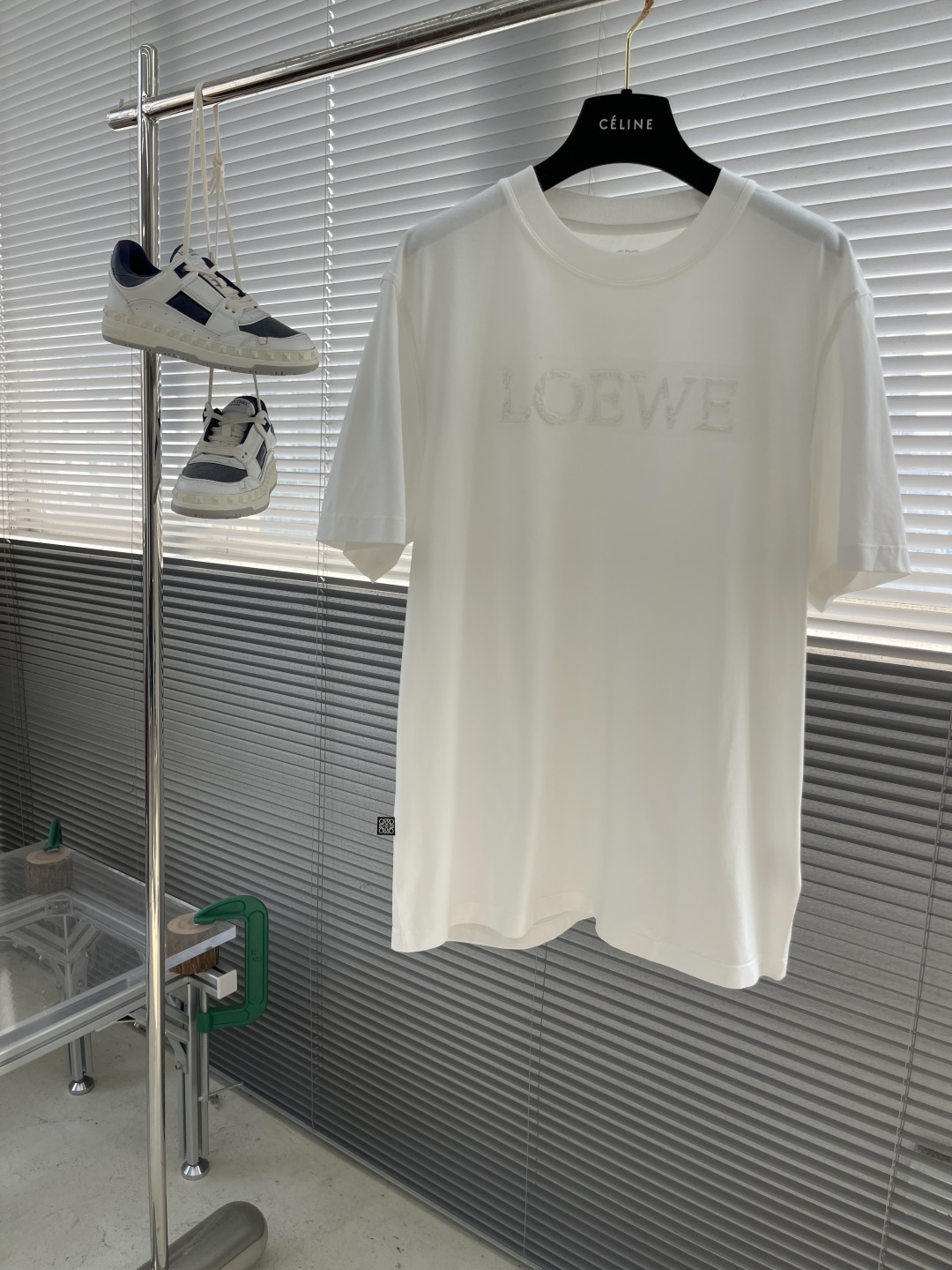 Loewe 2025 Spring/Summer Embroidered Logo T-Shirt, Soft Cotton Blend 1 cmp i1742903028506 1469 0 6