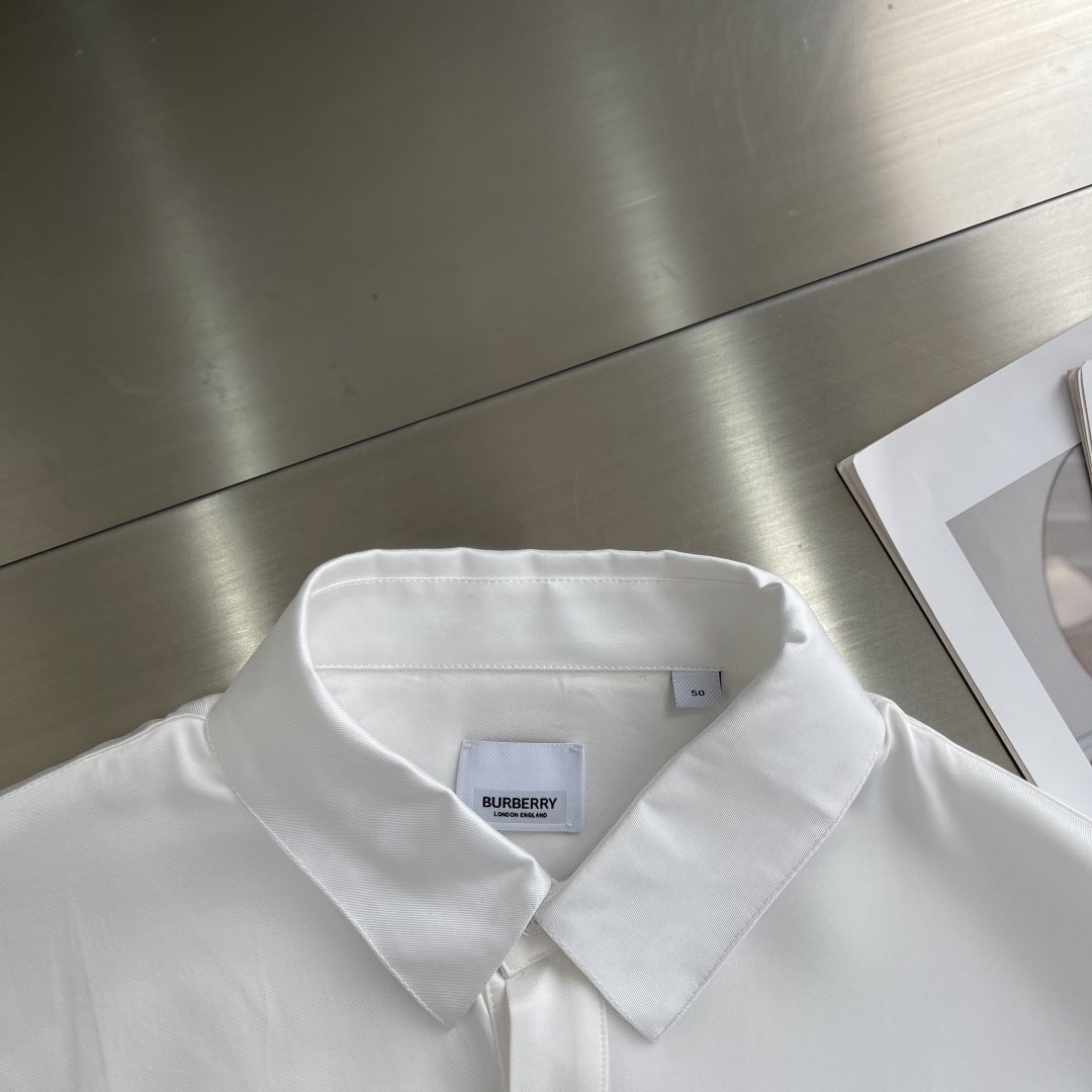 Burberry Men's Modern-Fit Long-Sleeve Shirt - White 3 cmp i1742983186120 2931 0 0