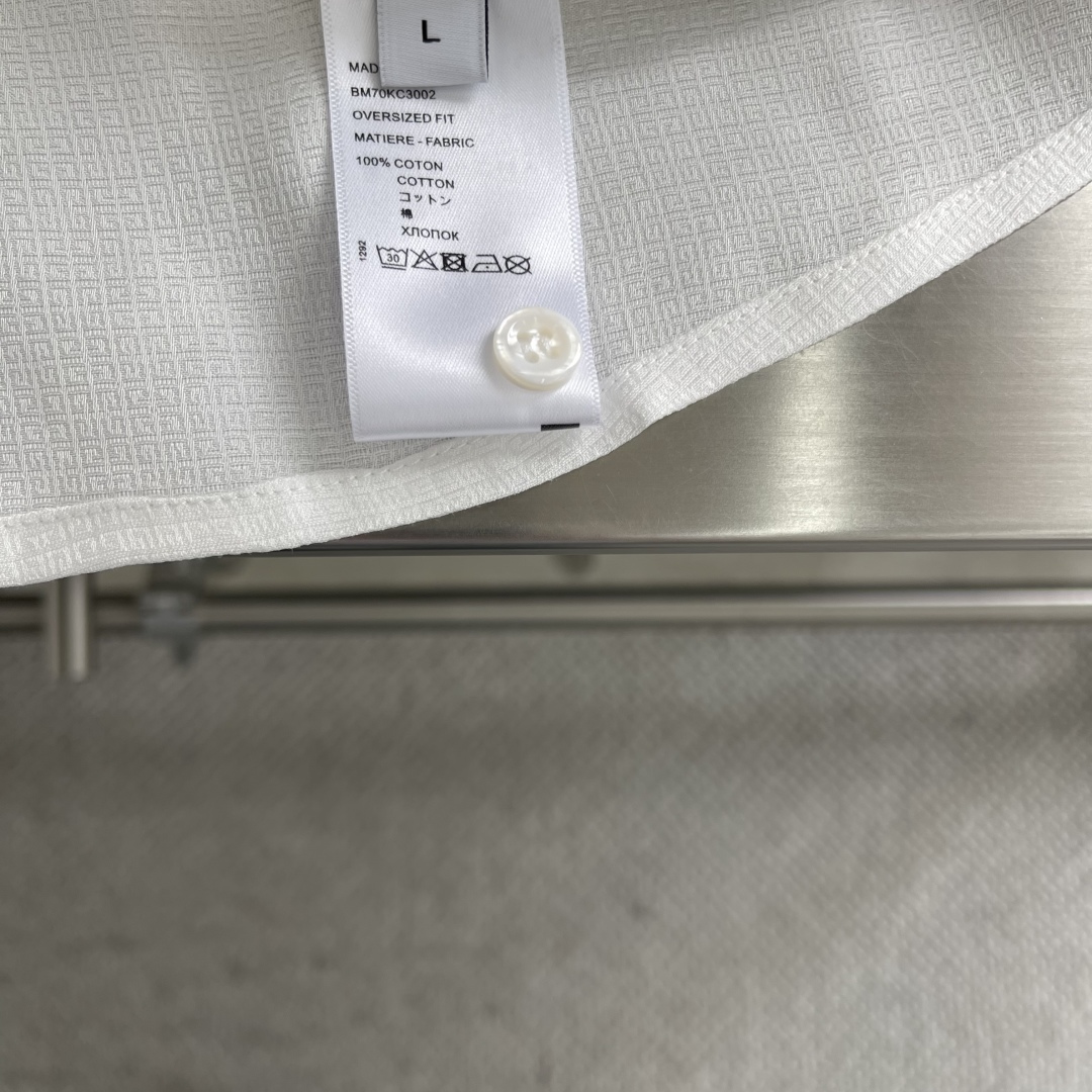 Celine Men's Slim-Fit Long Sleeve White Shirt | Modern Layering Essential 7 cmp i1742983284105 7098 0 4