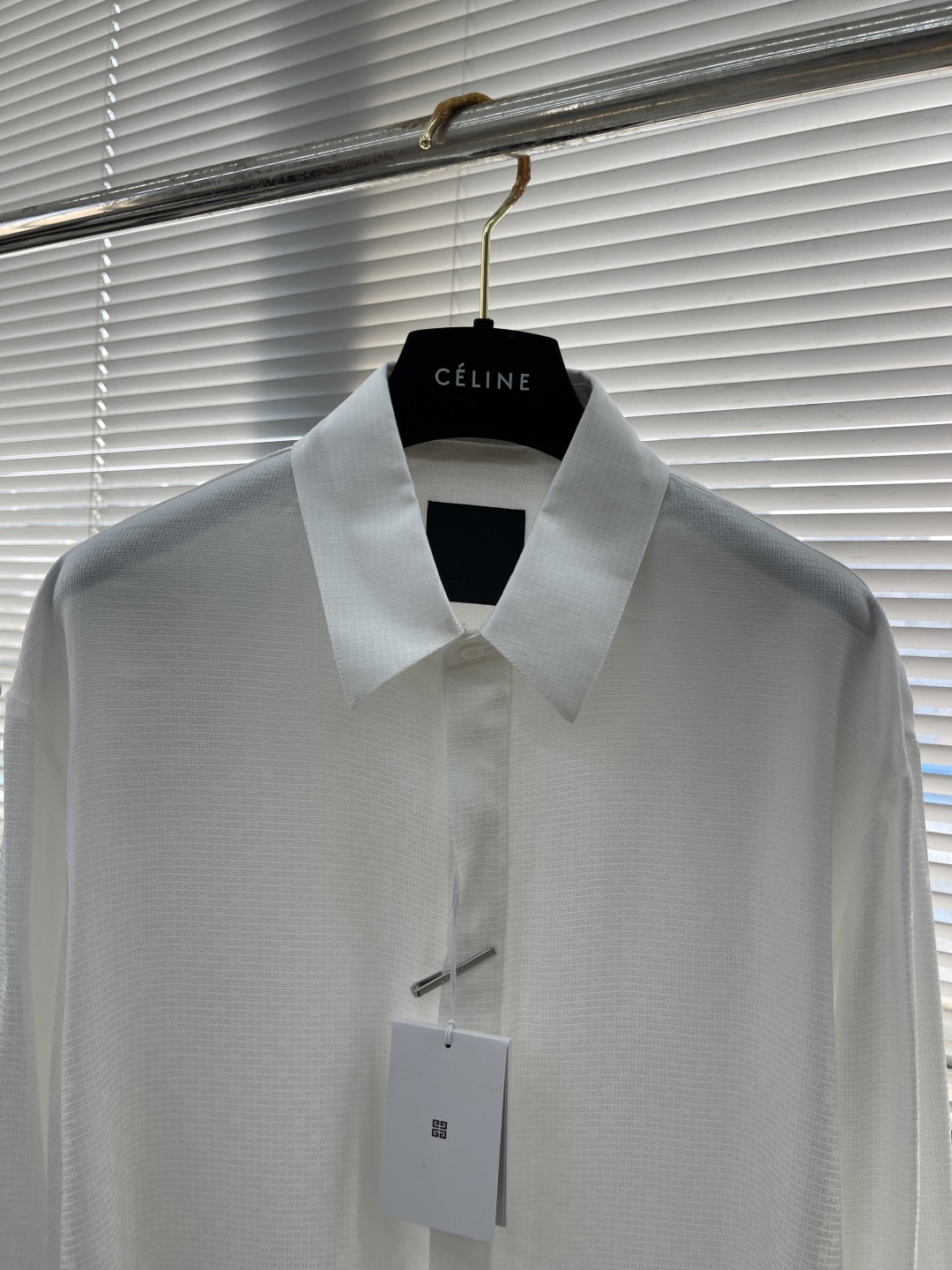 Celine Men's Slim-Fit Long Sleeve White Shirt | Modern Layering Essential 2 cmp i1742985200090 7154 0 6