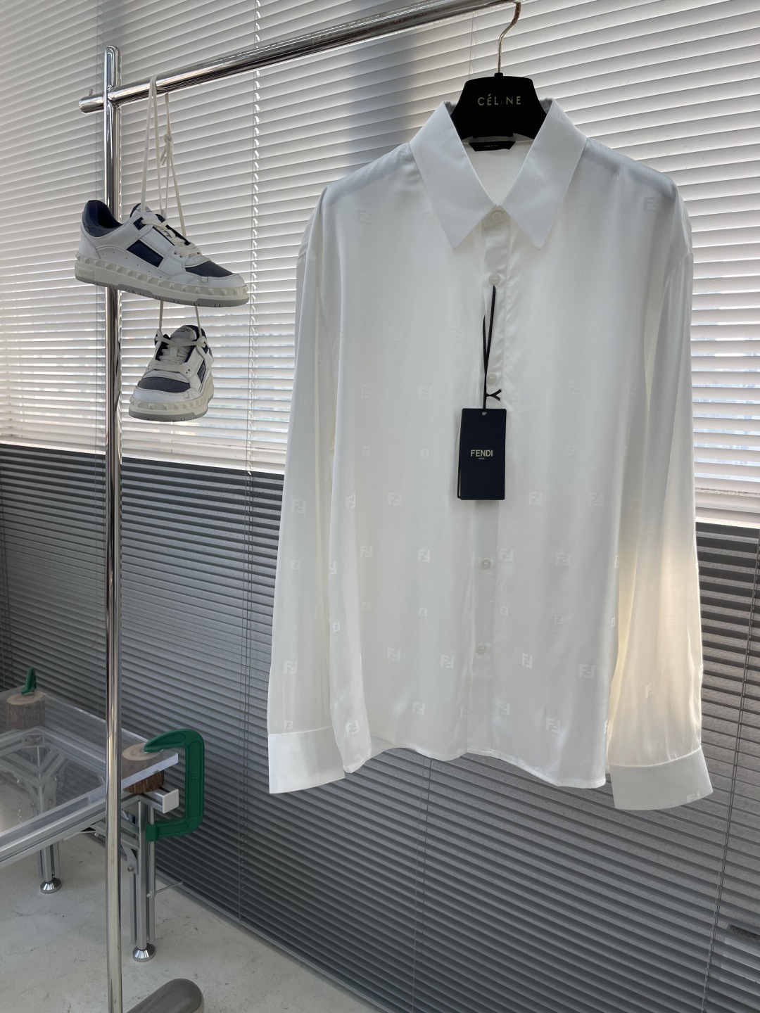 Fendi Early Spring 2025 Fashion Designer Shirt - Structural Tailoring