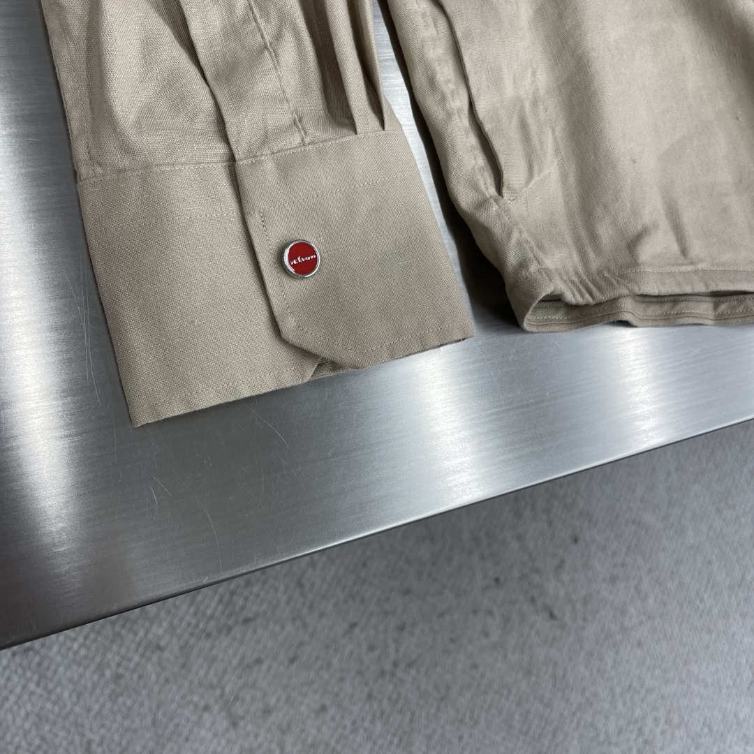 Kiton Linen Embroidered Shirt - Lightweight Luxury & Effortless Style 6 cmp i1743333920121 3343 0 3