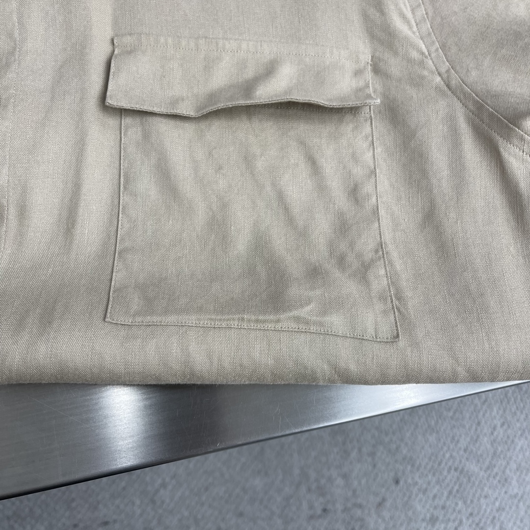 Kiton Linen Embroidered Shirt - Lightweight Luxury & Effortless Style 4 cmp i1743333920136 5965 0 1