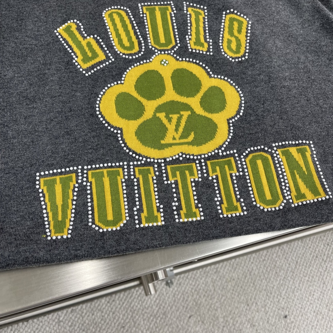 Louis Vuitton 2025 Spring/Summer Embroidered Logo Short Sleeve T-Shirt 5 cmp i1743335250424 7981 0 1