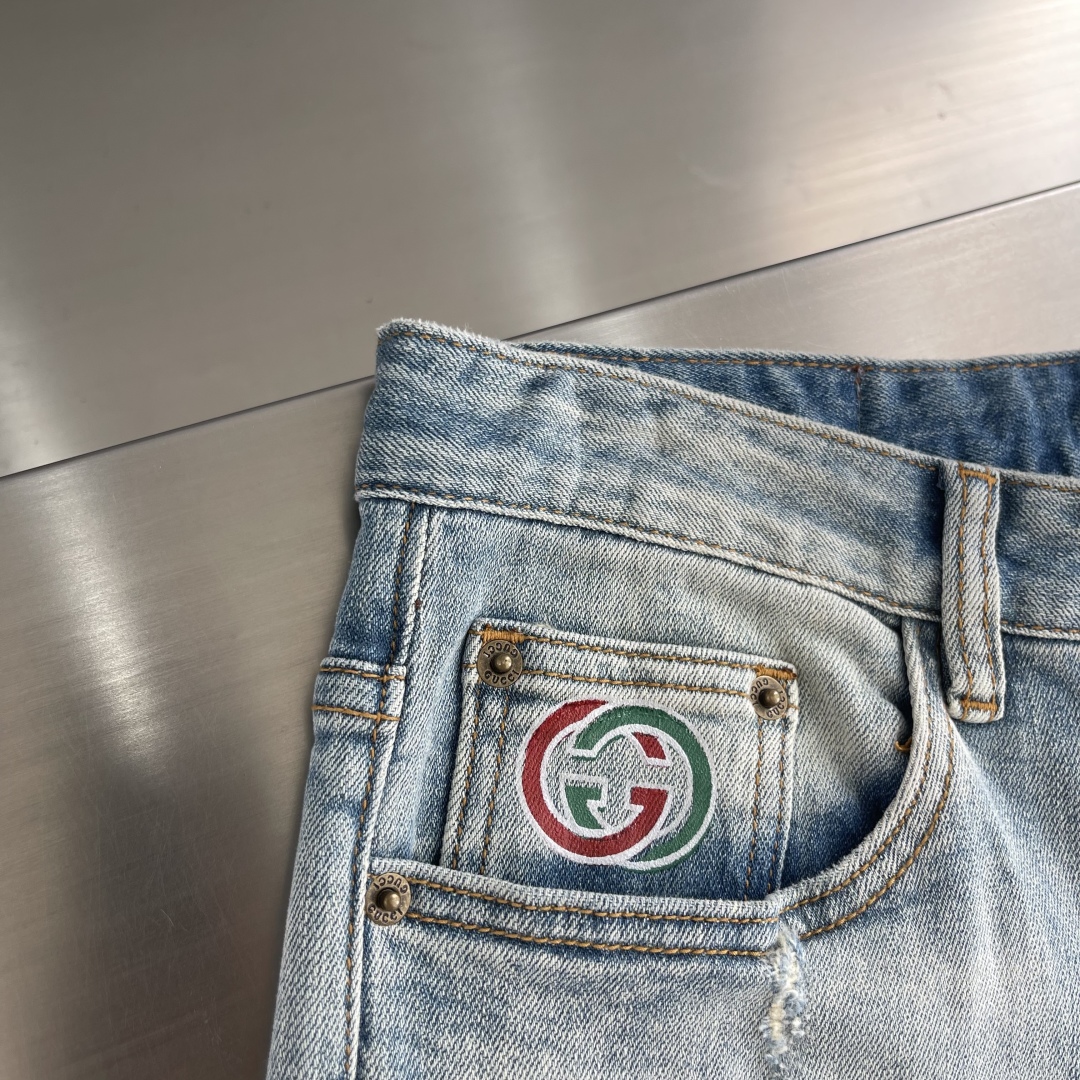 Gucci Men's 2025 Spring/Summer Classic Denim Jeans - Washed Style 5 cmp i1743429913347 4899 0 2