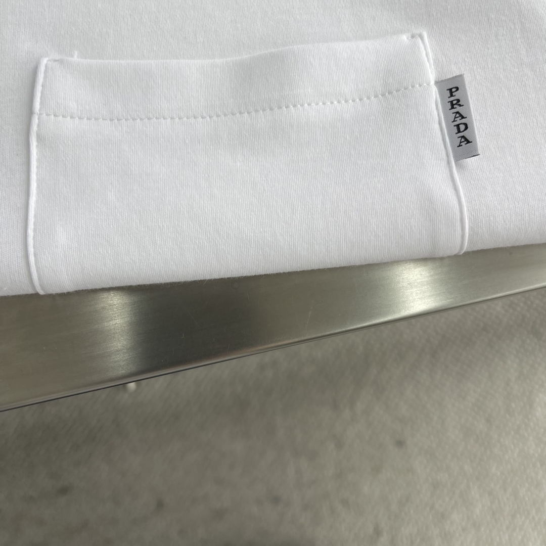 Celine Men's White Cotton T-Shirt with Pocket Logo, Short Sleeve 4 cmp i1743430345480 5914 0 1