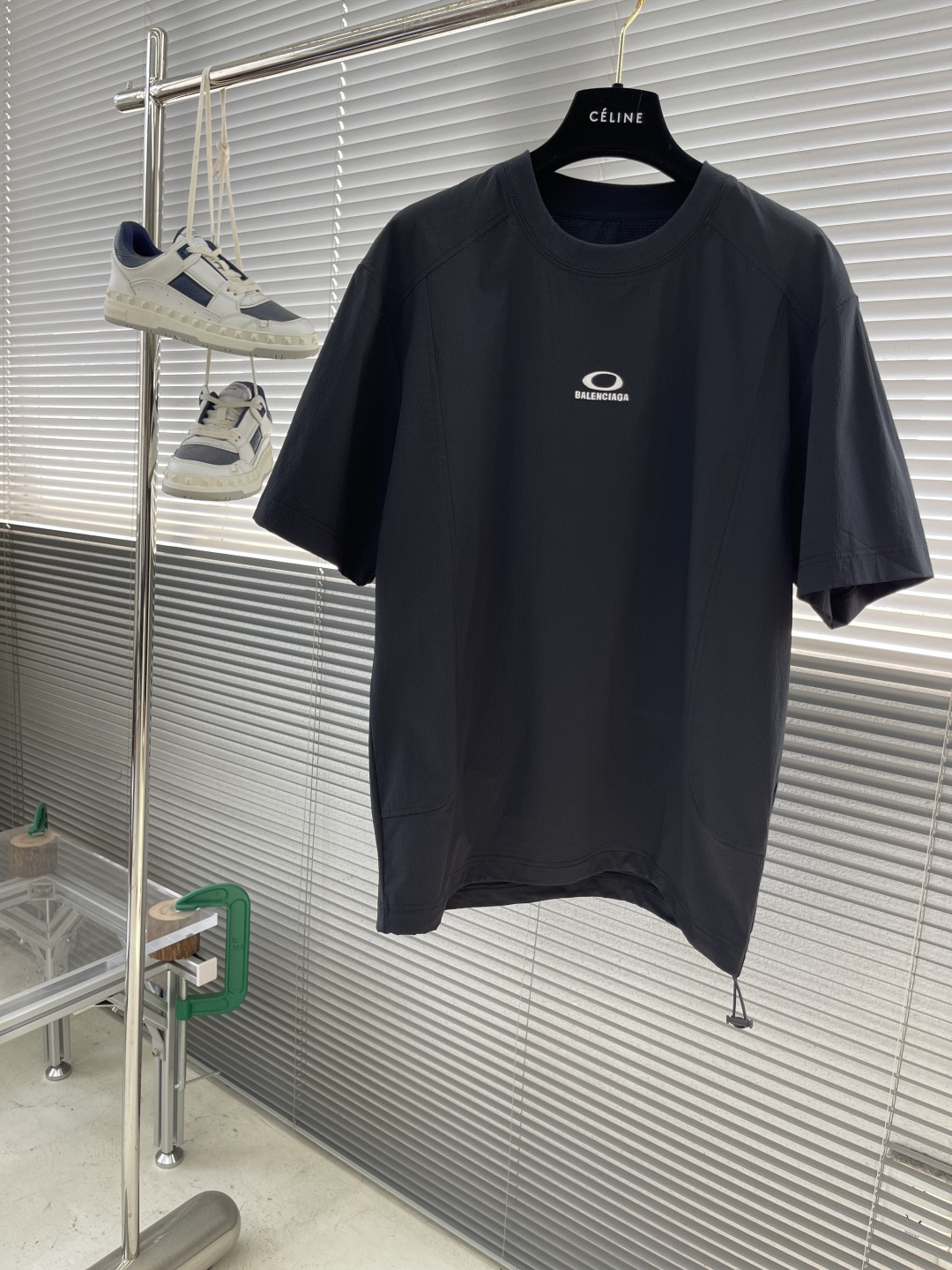 Balenciaga 25SS New Short Sleeve T-Shirt Set with Logo Embroidery Design