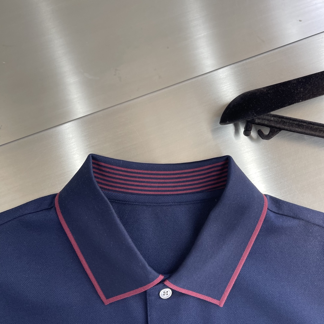 Loro Piana Men's Polo Shirt, Short Sleeve Pique Cotton with Logo Detail 3 cmp i1743494105937 6206 0 0