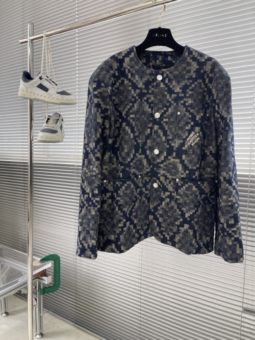 Louis Vuitton 2025 Snakoflage Denim Jacket - Avant-Garde Dandy Style 1 Louis Vuitton 2025 Snakoflage Denim Jacket - Avant-Garde Dandy Style