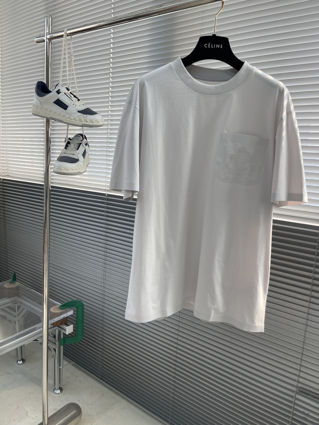 Celine 2025 Spring/Summer White Cotton Short Sleeve T-Shirt - Plus Sizes 1 cmp i1743506187108 9842 0 6