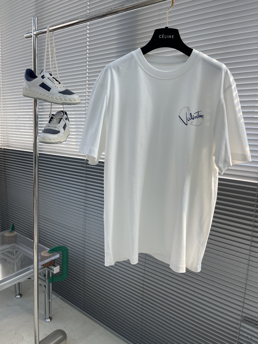 Valentino 2025 Spring/Summer White Cotton T-Shirt with Signature Logo 1 cmp i1743506324764 8448 0 5