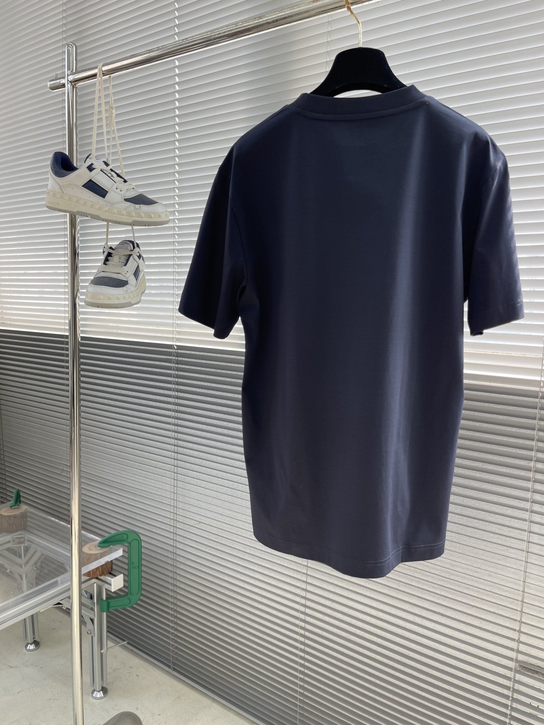Hermes Men's Navy Blue T-Shirt with Embroidered Logo - Classic Fit 8 cmp i1743511544732 8628 0 7