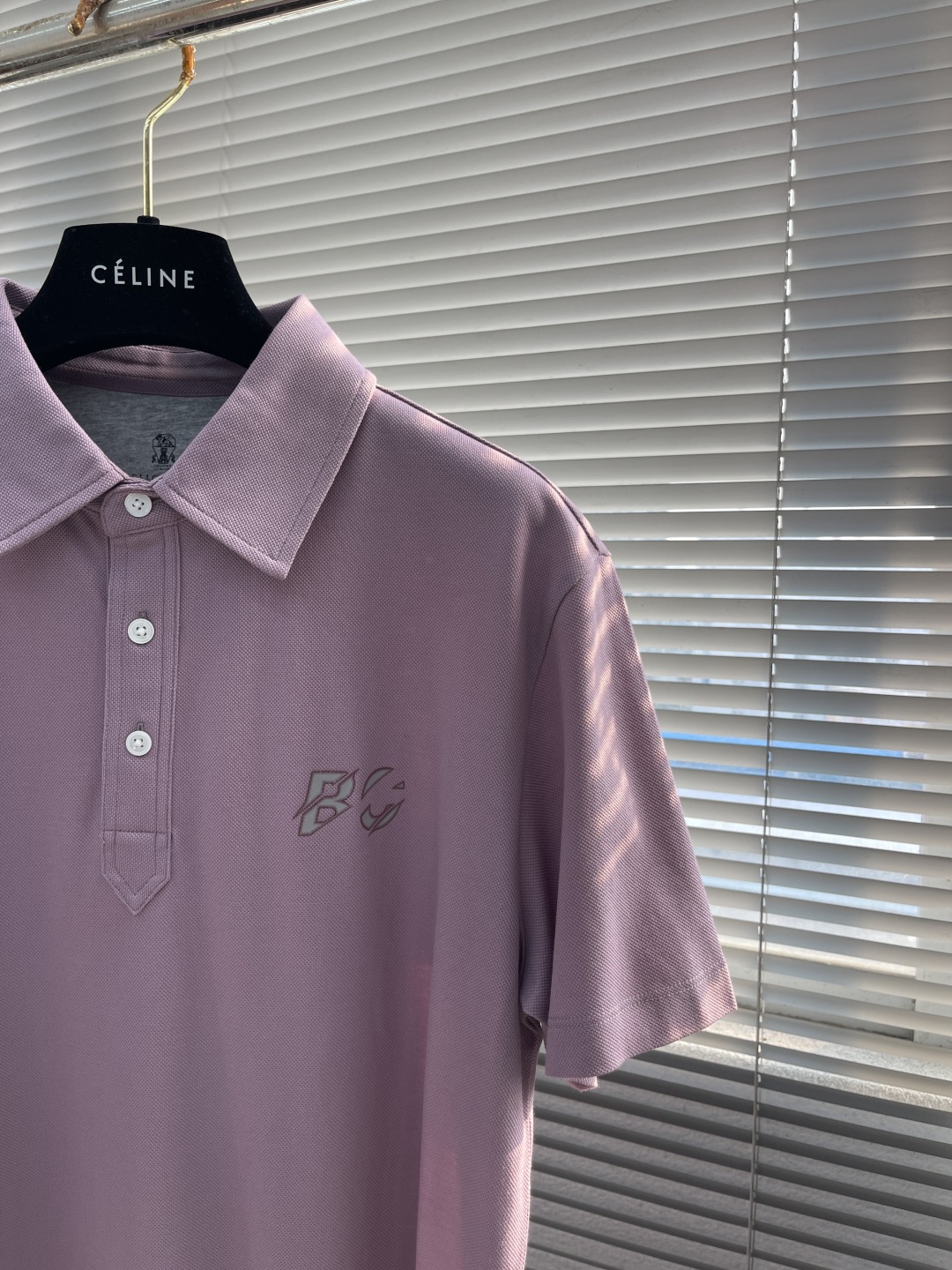 Celine Men's 2025SS Polo Shirt, Brand Logo Design,Silk Cotton Fabric 2 cmp i1743512759181 157 0 7