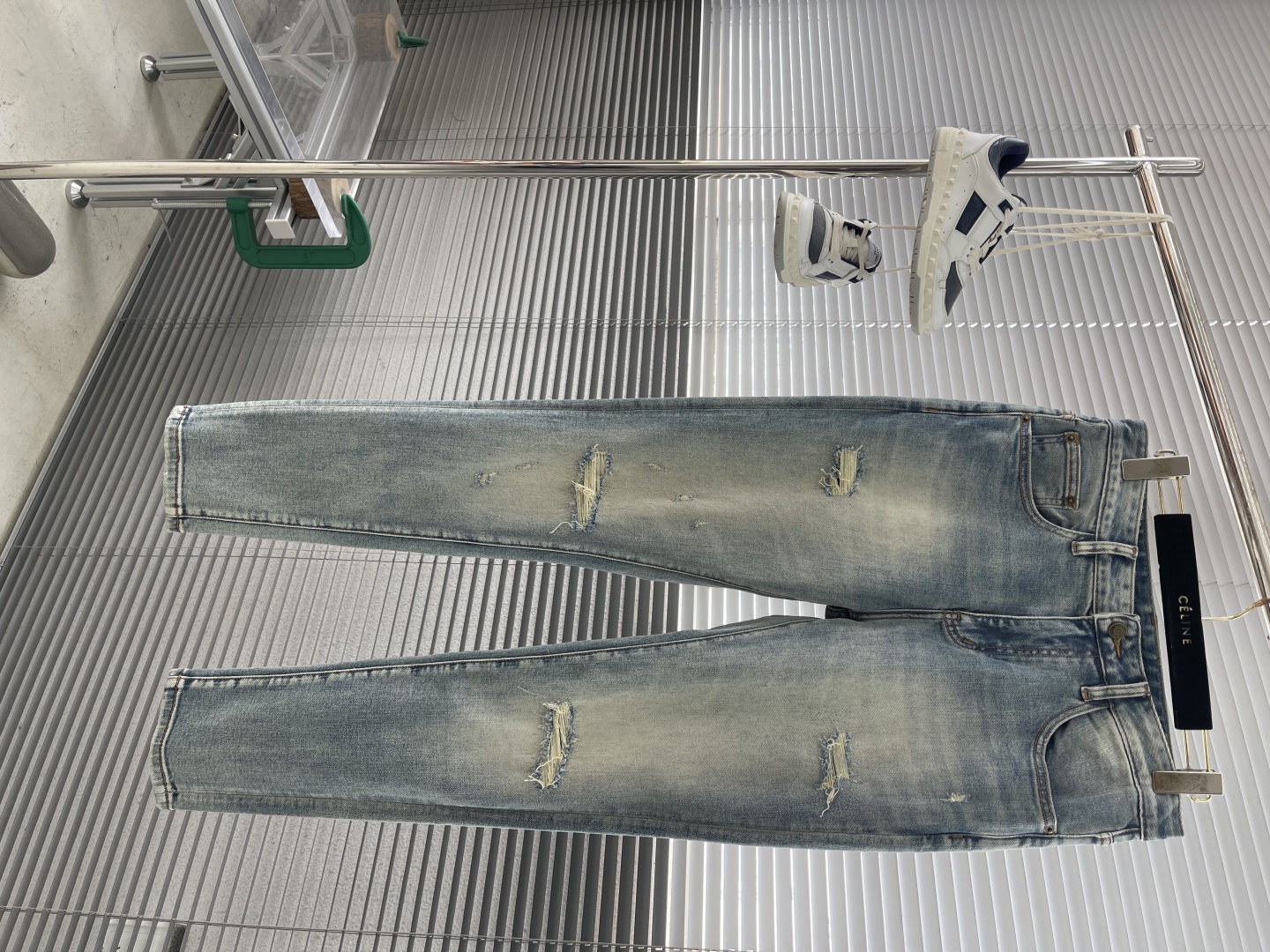 Maison Margiela Men's Distressed Denim Jeans with Numeric Label 2 cmp i1743566925289 4820 0 7