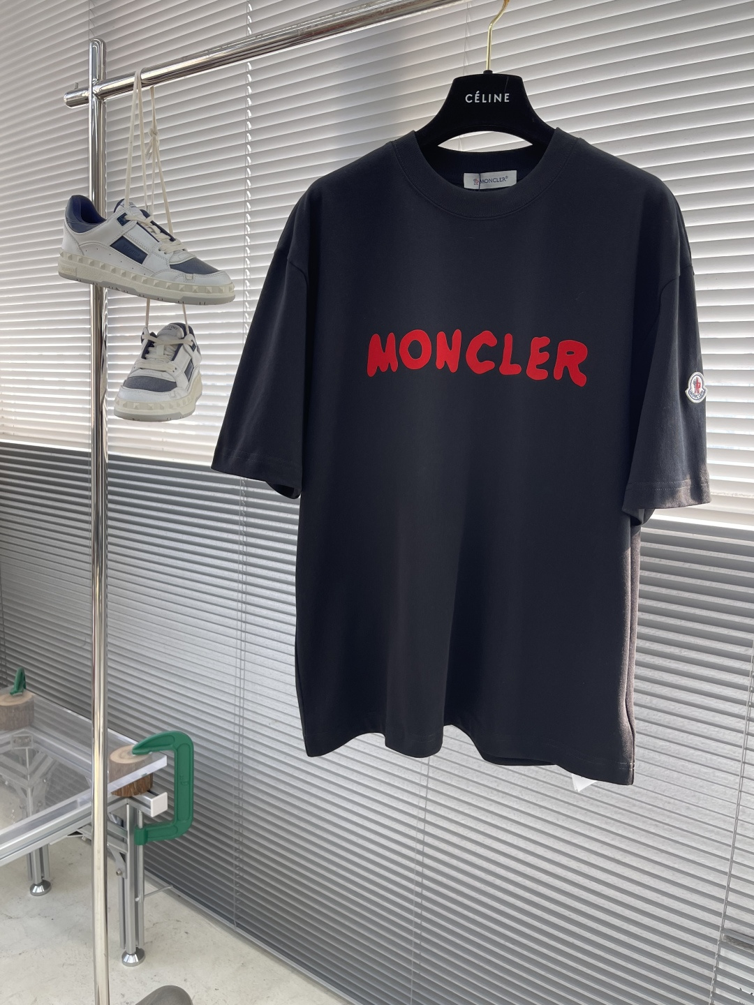 Moncler Men's Relaxed-Fit Crewneck T-Shirt | Soft Cotton, Comfortable, Stylish