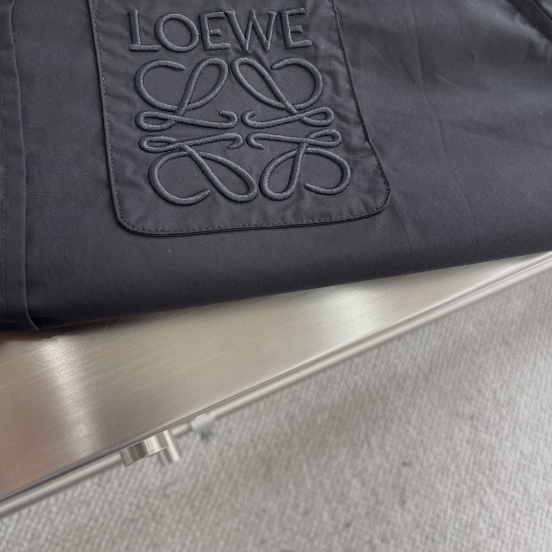 Loewe Anagram Pocket Shirt - Soft Cotton, Embroidered Design, Versatile Style 4 cmp i1743595788017 6838 0 1