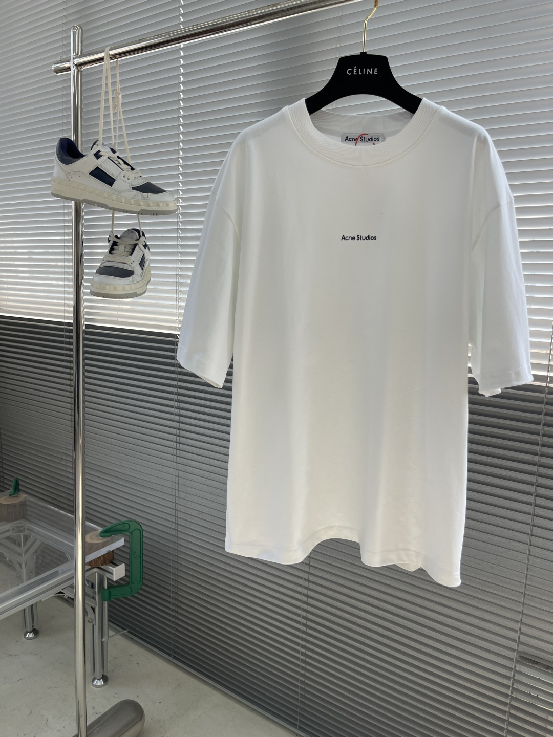 Acne Studios Stamp Logo Short Sleeve Tee - Soft, Comfortable, and Stylish