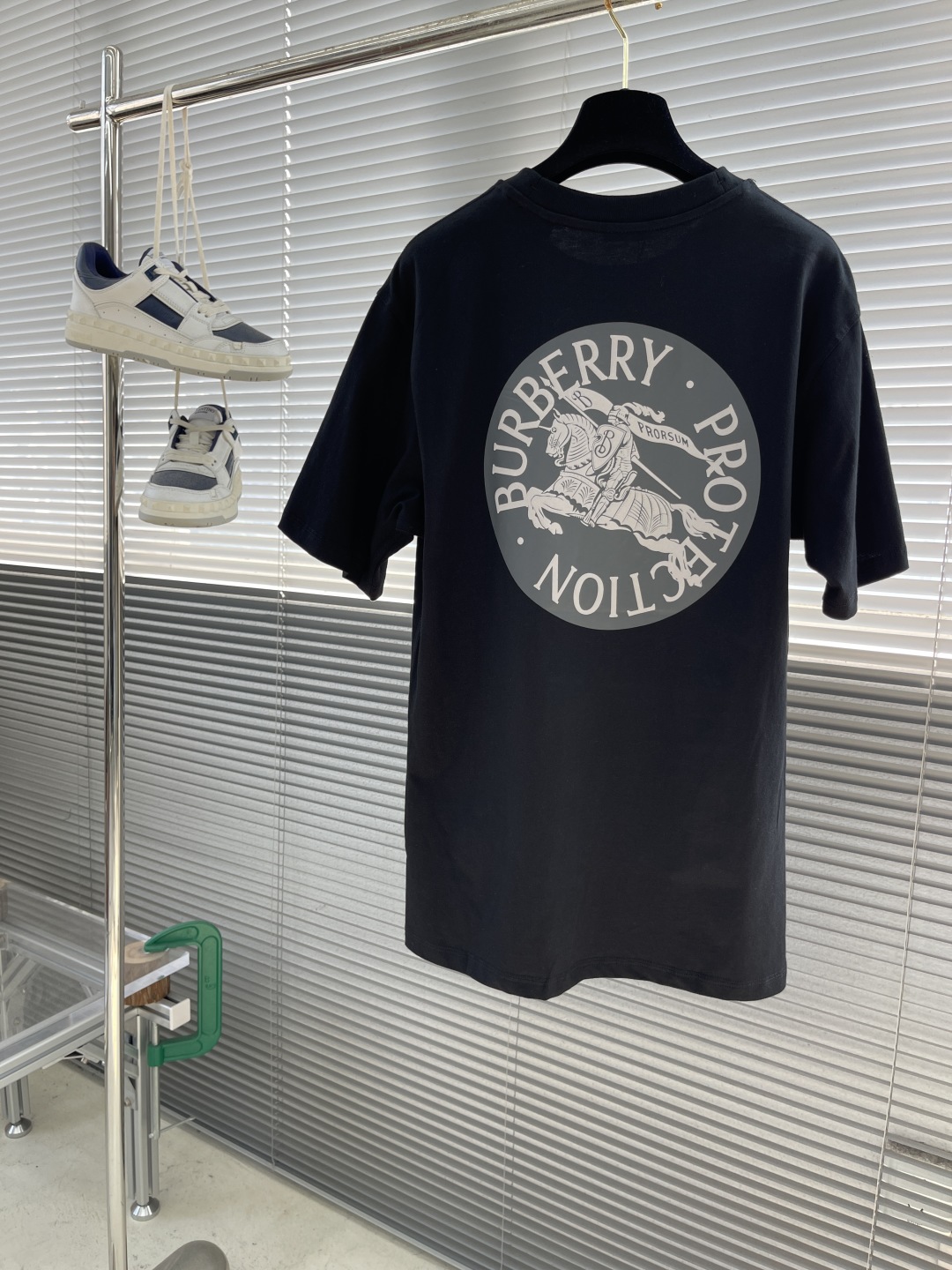 Burberry Protection Logo Print Cotton T-Shirt Classic Fit Short Sleeve 8 cmp i1743598396739 9197 0 7