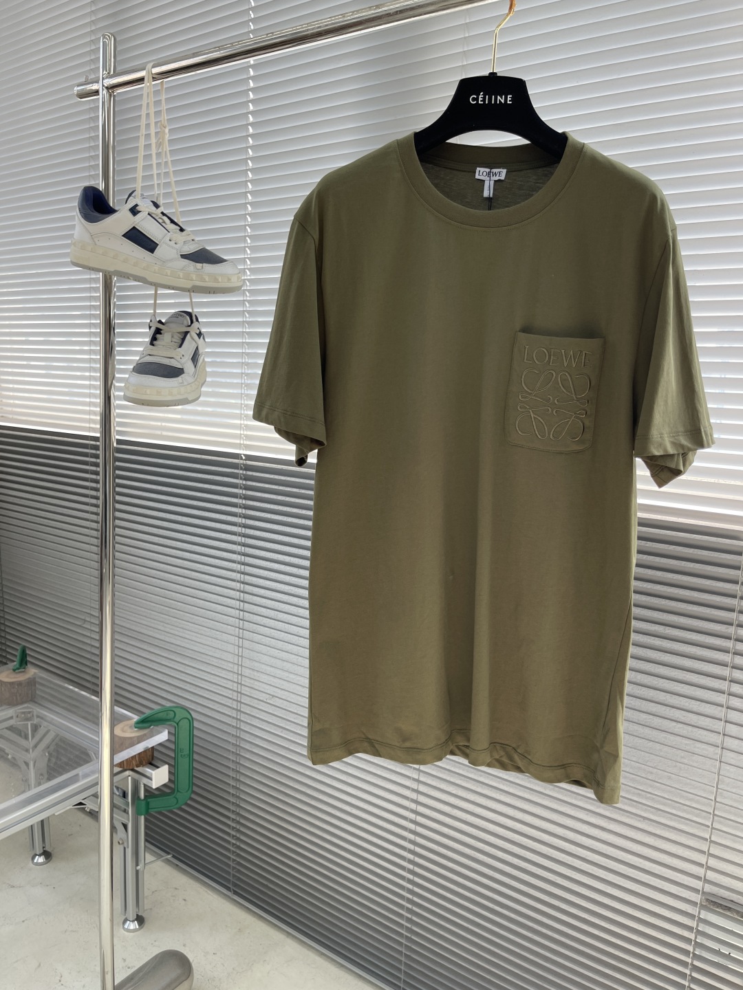 Loewe Anagram Embroidery Pocket T-Shirt Lightweight Cotton Crew Neck Tee 1 cmp i1743598441201 600 0 5