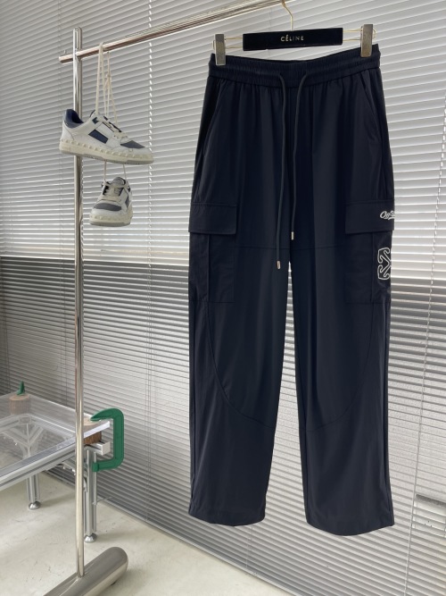 Off-White 2025SS Men's Casual Pants - Imported Fabric, Business & Leisure Style 1 Off-White 2025SS Men's Casual Pants - Imported Fabric, Business & Leisure Style