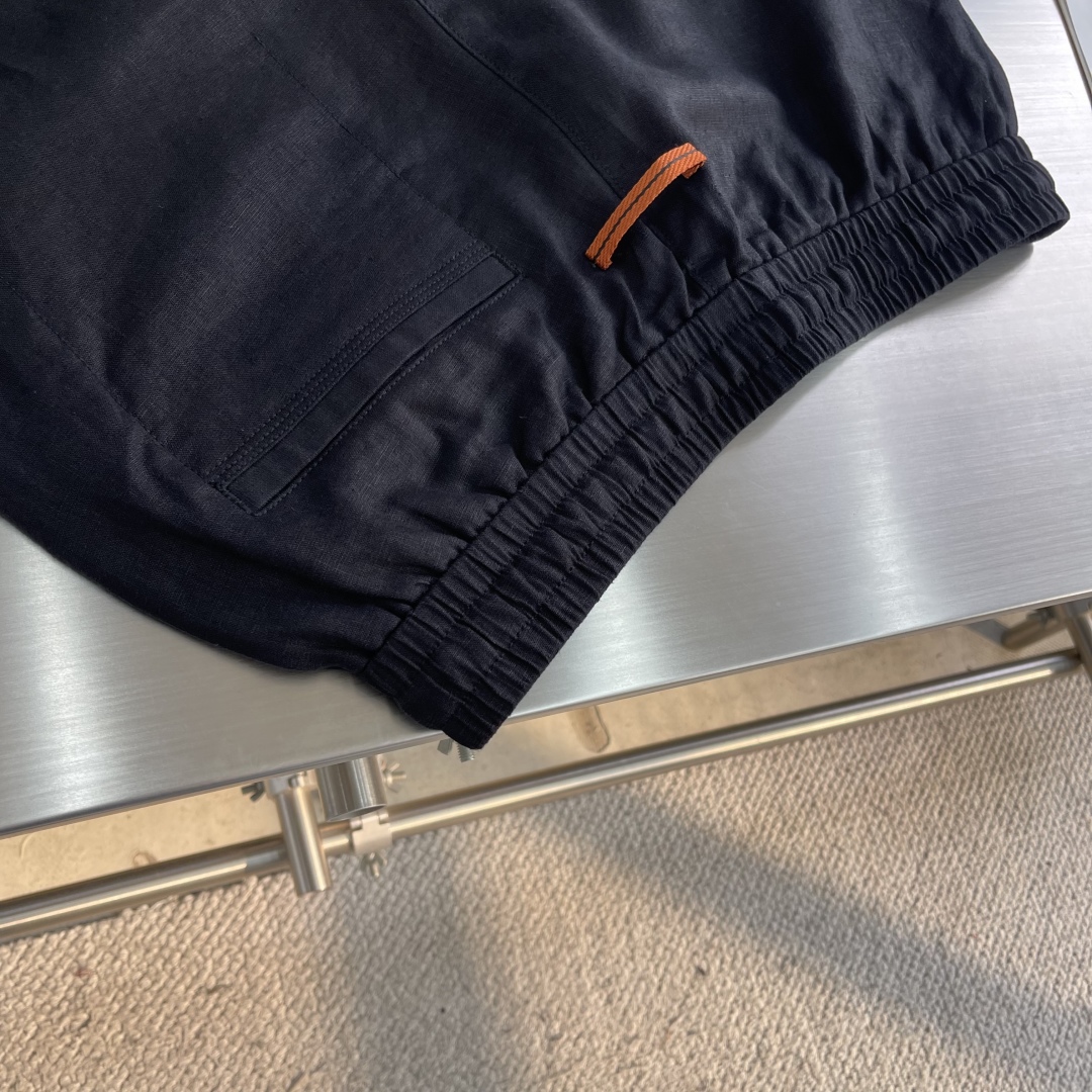 ZEGN 2025 Spring/Summer Linen Blend Relaxed Fit Drawstring Pants 8 cmp i1743682069008 5973 0 4