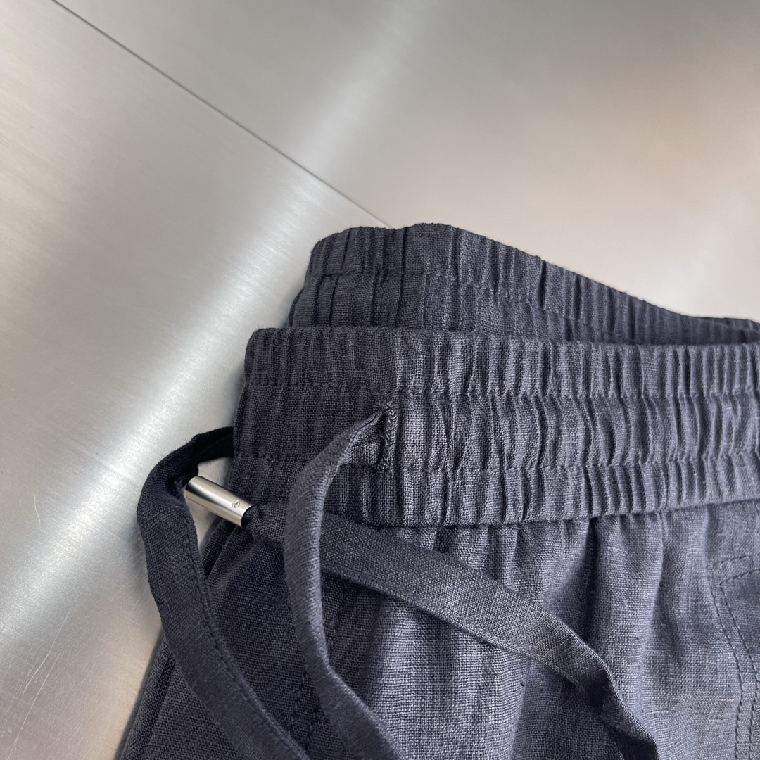 ZEGN 2025 Spring/Summer Linen Blend Relaxed Fit Drawstring Pants 4 cmp i1743682069046 2371 0 0