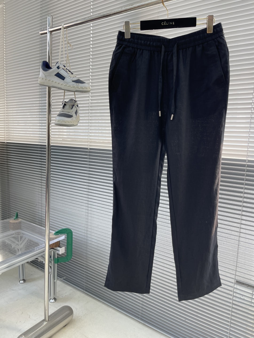 ZEGN 2025 Spring/Summer Linen Blend Relaxed Fit Drawstring Pants 1 cmp i1743684518440 2591 0 6
