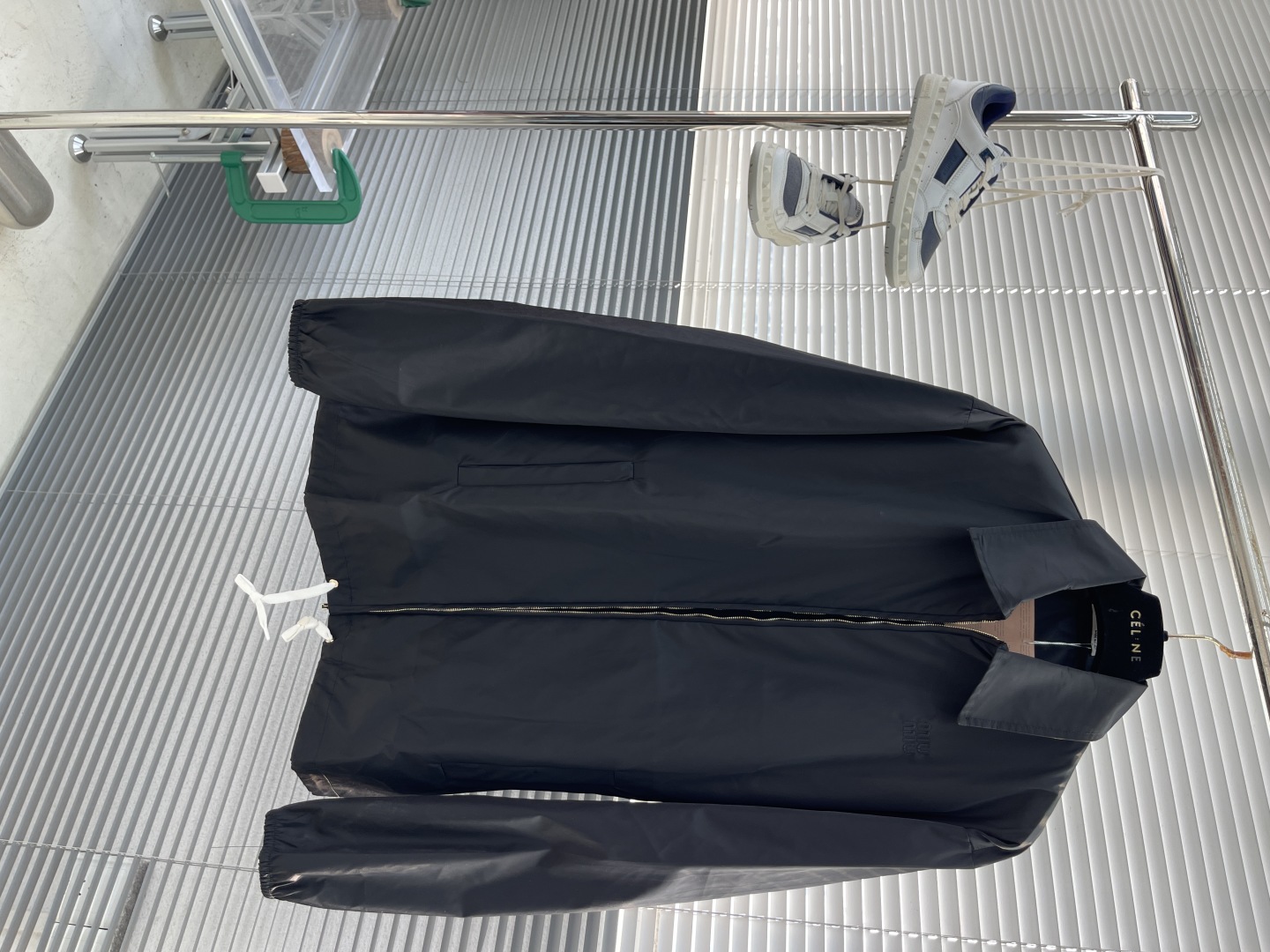 Miu Miu Nylon Jacket with Embroidered Logo - Unisex Design 2 cmp i1743684576753 8541 0 6