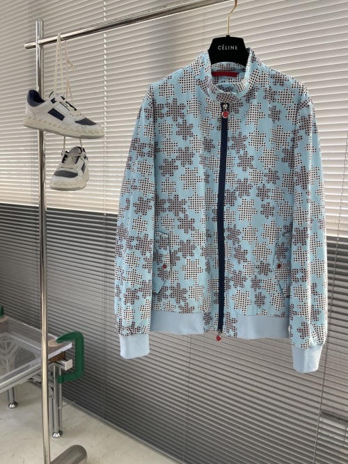 Celine Printed Lightweight Jacket, Artistic Floral Design, Size 48-56 1 Celine Printed Lightweight Jacket, Artistic Floral Design, Size 48-56