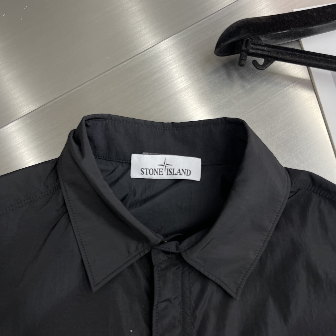 Stone Island Men's Compass Patch Jacket - Military-Inspired Shirt Jacket 3 cmp i1743848279973 1274 0 0