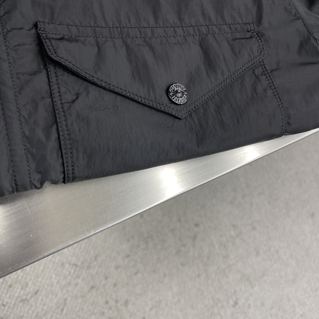 Stone Island Men's Compass Patch Jacket - Military-Inspired Shirt Jacket 4 cmp i1743848279978 8338 0 1