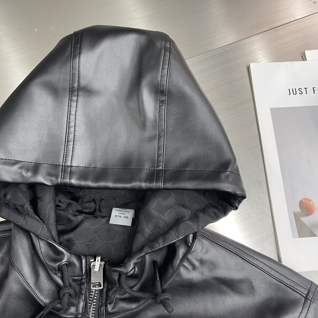Coach Men's Reversible Trainer Jacket Loose Hooded Coat | Leather Jacket 3 cmp i1743848297528 1443 0 0