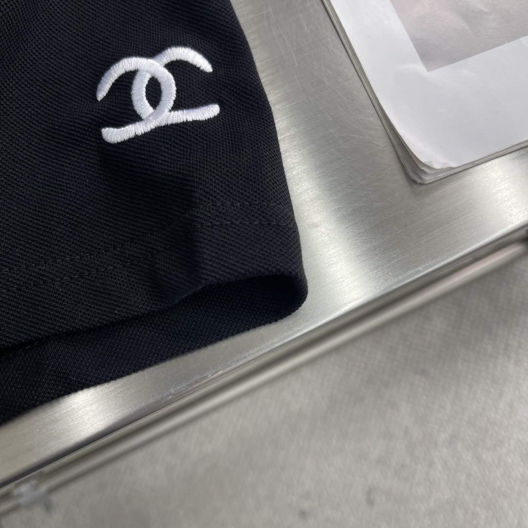 Chanel Classic Embroidered Cuff Polo Shirt - High Quality, Breathable Fabric 6 cmp i1743849828528 6438 0 3