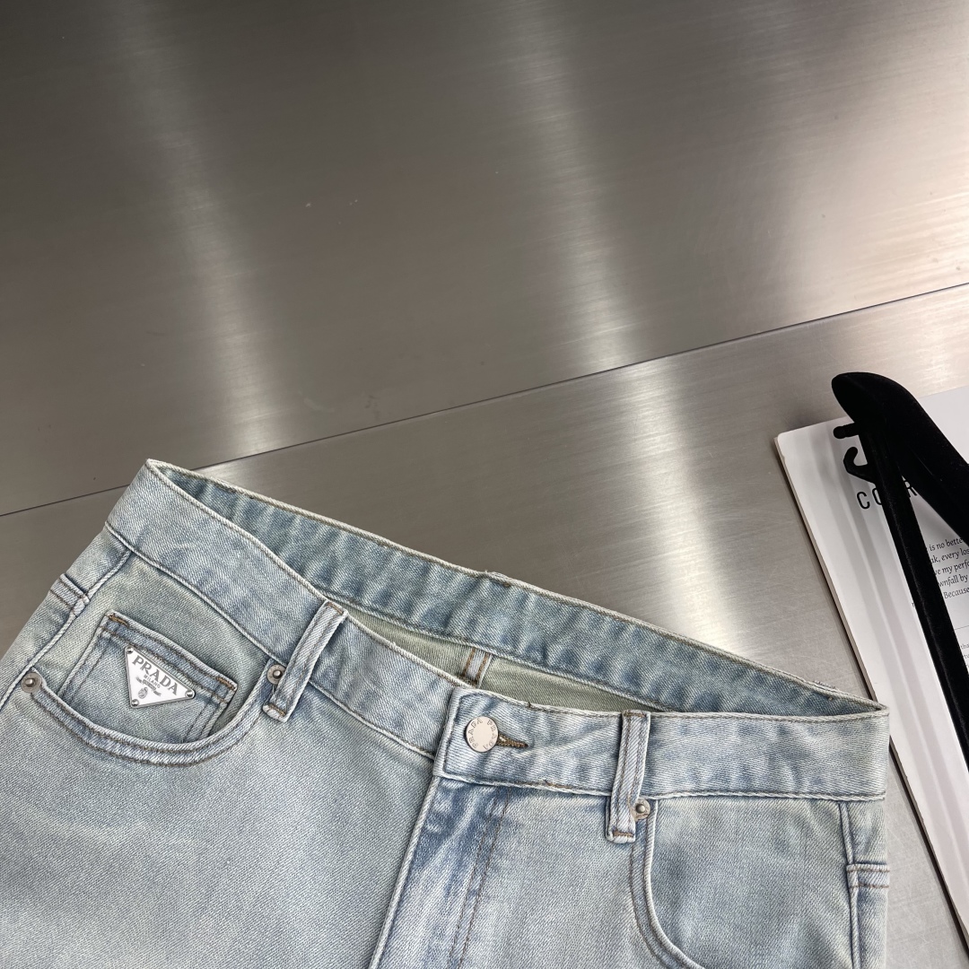 Prada Men's Slim Fit Light Blue Jeans, Soft & Comfortable, Sizes 29-38 7 cmp i1743850463766 2256 0 3