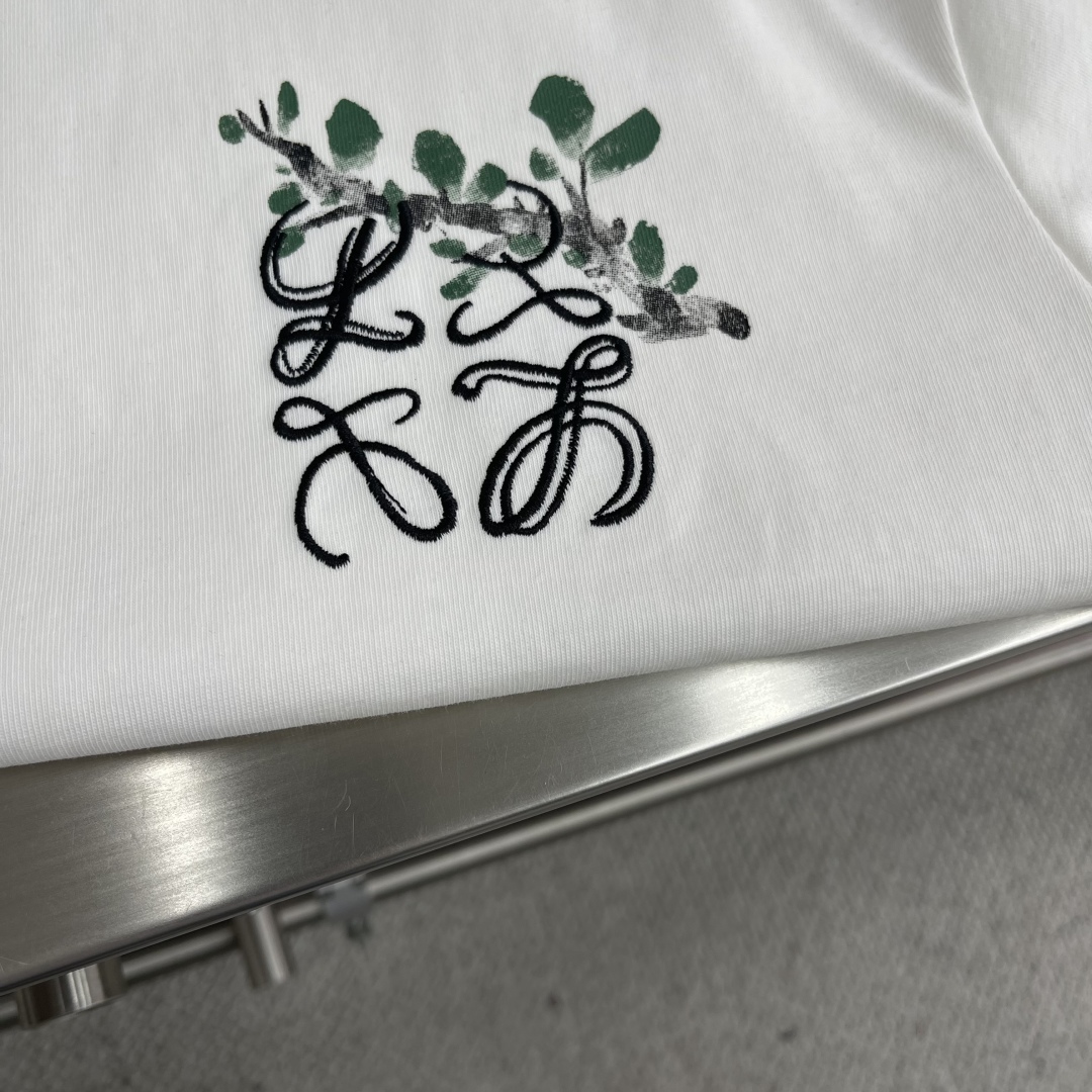 LOEWE Spring/Summer T-Shirt with Embroidered Bird and Logo Design 5 cmp i1743934376619 3035 0 2