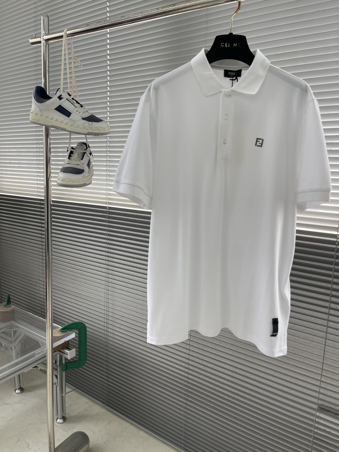 Fendi Men's White Polo Shirt with Double F Logo - Stylish & Comfortable 1 cmp i1744024974763 876 0 5
