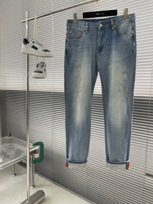 Gucci Slim Fit Denim Jeans | Soft, Skin-Friendly Fabric | Sizes 29-38 1 Gucci Slim Fit Denim Jeans | Soft, Skin-Friendly Fabric | Sizes 29-38
