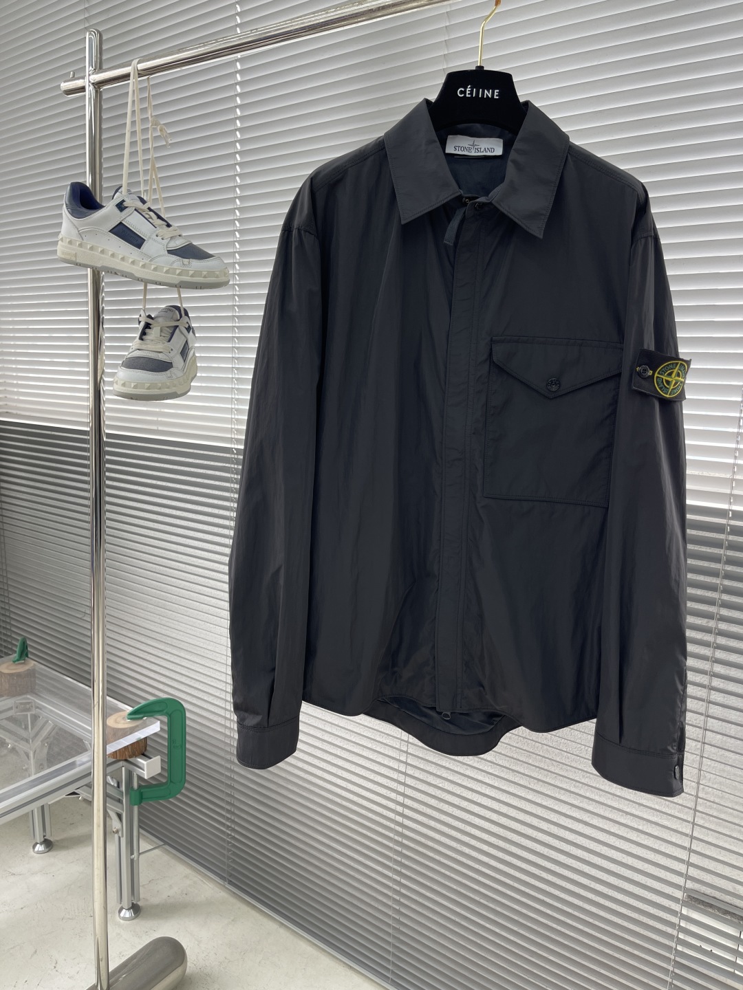 Stone Island Men's Compass Patch Jacket - Military-Inspired Shirt Jacket 1 cmp i1744025265239 3104 0 6